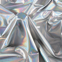 Colorful Graduation Elastic Glare Fabric