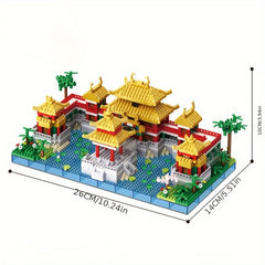 5500pcs Chinese Architecture Building Blocks Set ABS Material