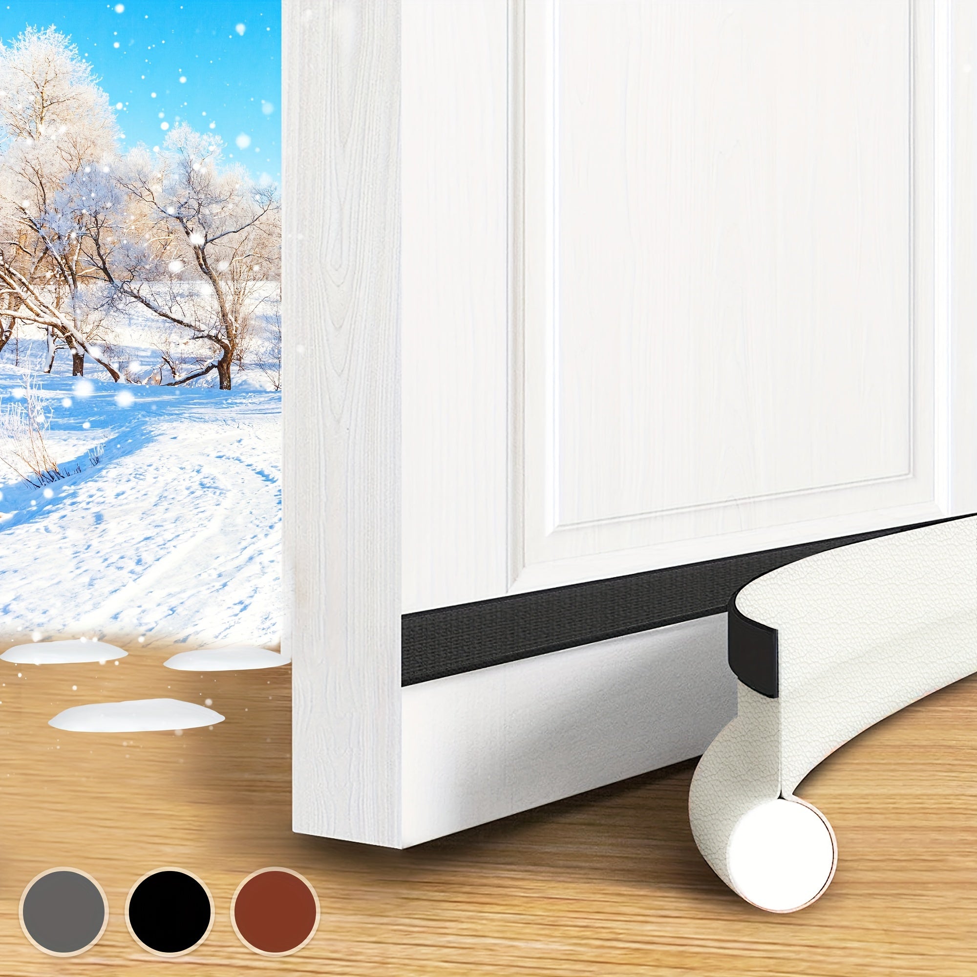 Adjustable Door Draft Stopper Under Door Blocker