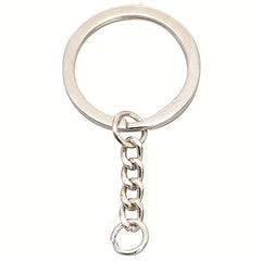 10pcs DIY Keychains Metal Key Ring Single Ring Doll Pendant