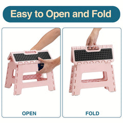 22%22 Folding Step Stool Holds Up To 136.08 KG