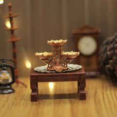 1pc Fruit Plate Doll House Accessory Retro Simulation Scene Model Mini Toy