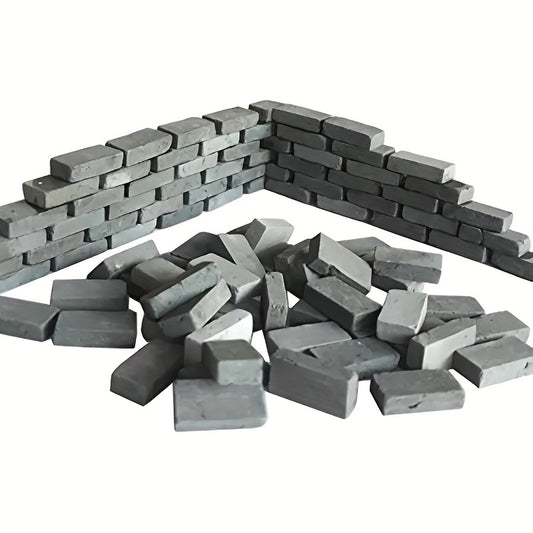 50pcs Mini Simulation Small Red Brick Model Material Building