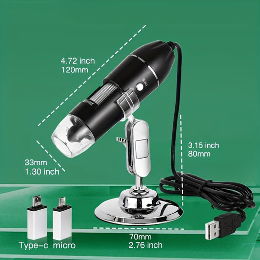 1600X HD USB Microscope Magnifier WIN XP 7 VISTA System