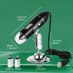 1600X HD USB Microscope Magnifier WIN XP 7 VISTA System