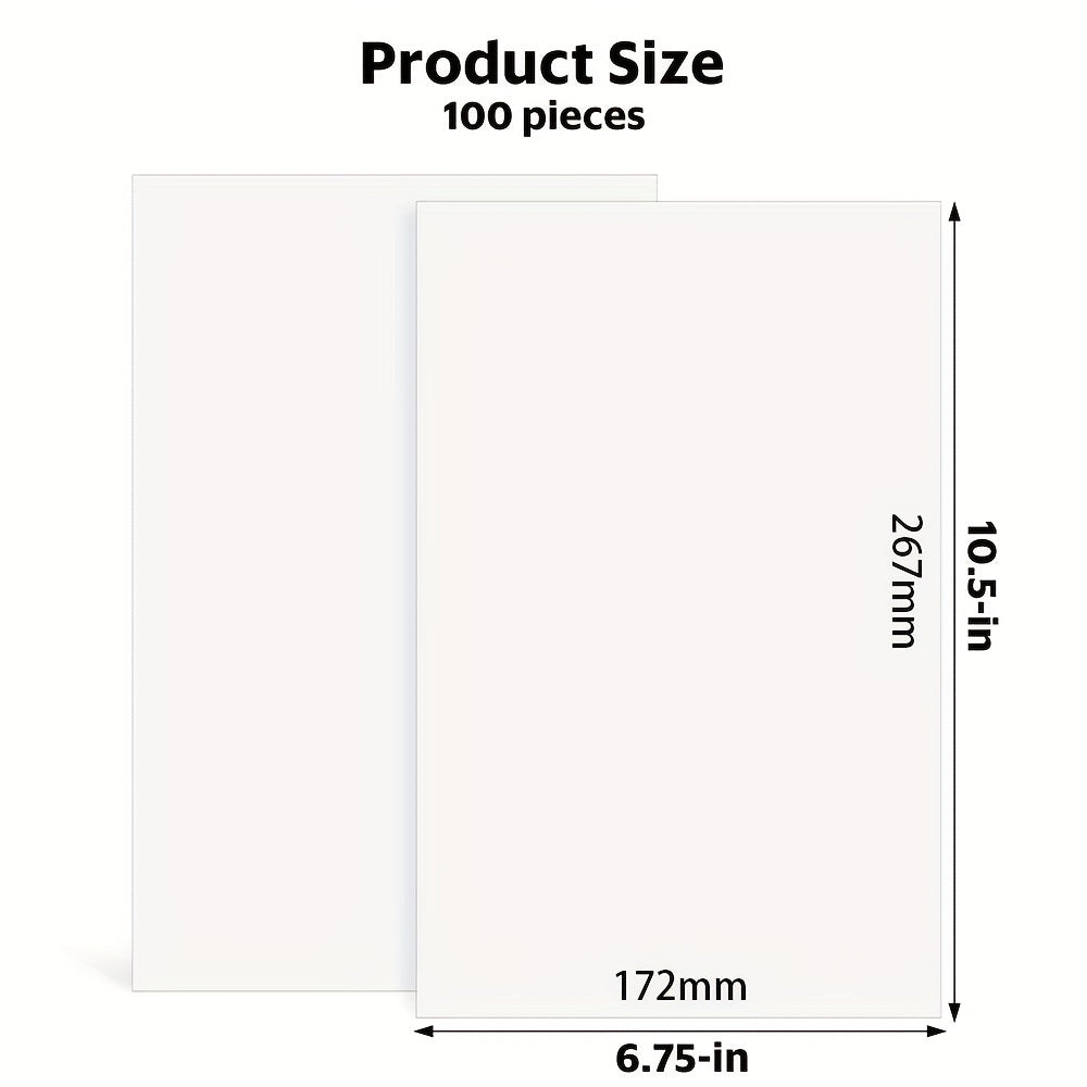 100 Acid-Free Comic Book Backing Boards