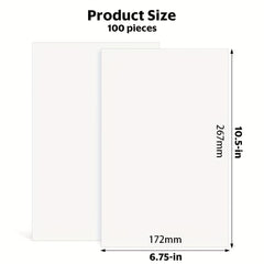 100 Acid-Free Comic Book Backing Boards