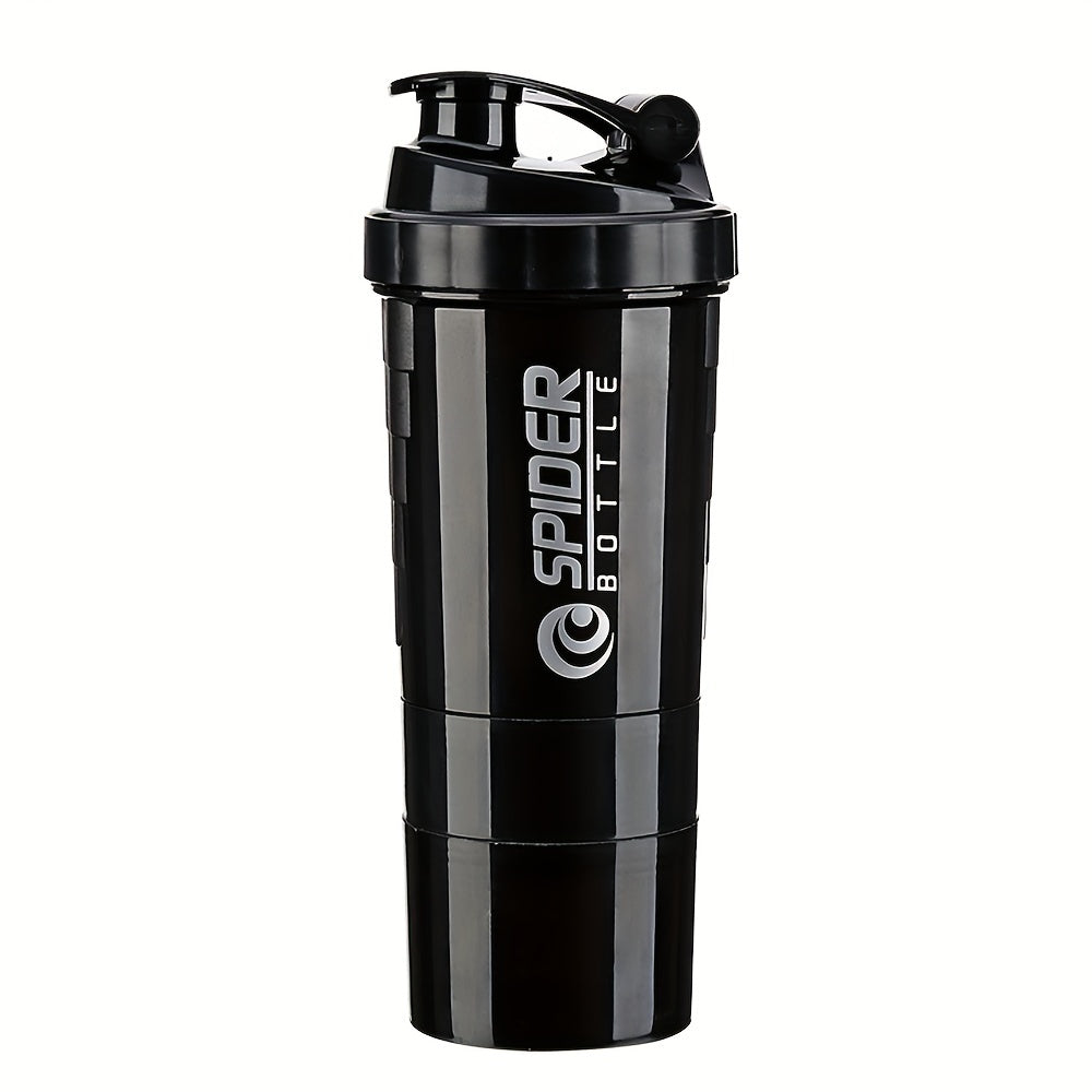 3 Tier Shaker Bottle Protein Shakes with Pill Containers