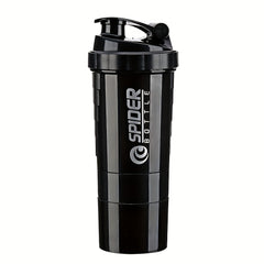 3 Tier Shaker Bottle Protein Shakes with Pill Containers