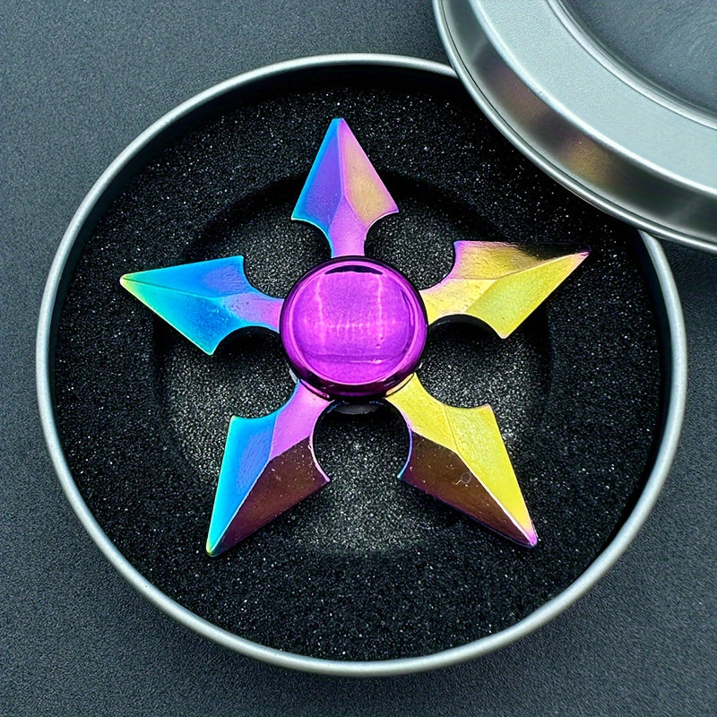 Colorful Zinc Alloy Fidget Spinner Durable Portable Hand Gyroscope