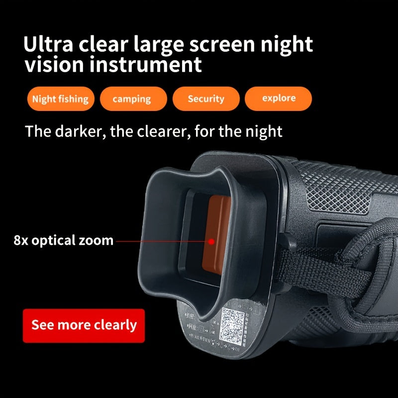 8X Monocular Night Vision Device Infrared Digital Full 300M Handheld