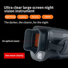 8X Monocular Night Vision Device Infrared Digital Full 300M Handheld