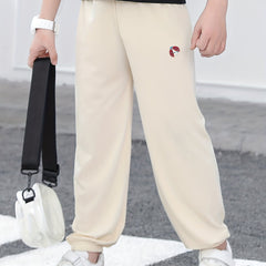Insect Print Boys Casual Long Pants for Spring and Autumn Kids Clothing