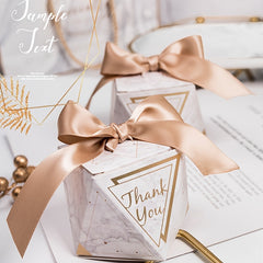 10pcs Wedding Candy Box With Bowknot for Thanksgiving