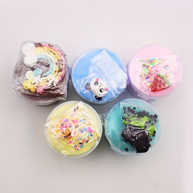 Soft Fluffy Butter Slime Kit for Kids Girls & Boys