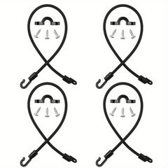 Rod Tamer Deck Mount Rod Straps - Secure Fishing Gear with Bungee Cord