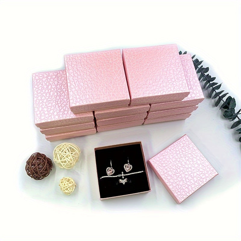 12pcs Jewelry Set Box Earrings Ear Stud Pendant Packaging Box