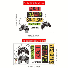 Gaming Wall Decals Vinyl Stickers for Room Decor