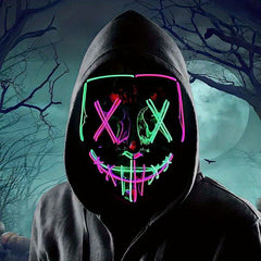 LED Shining Mask Halloween ELMASK Carnival Props