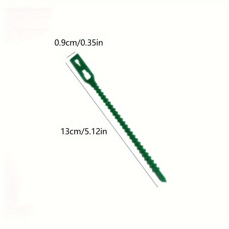 100pcs Adjustable Plant Twist Ties Flexible Plastic for Secure Vine