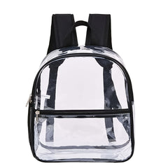 Transparent PVC Beach Backpack Large Capacity Waterproof Jelly Bag