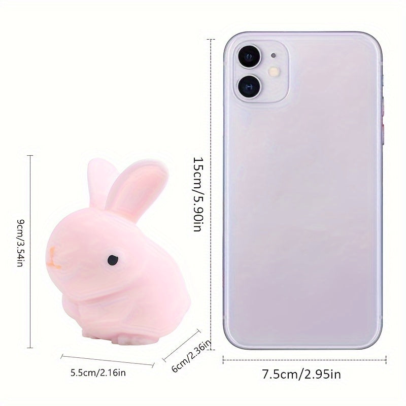 Easter Rabbit Stress Ball Squishy Toy Bunny Sensory Fidget Anxiety Reliever