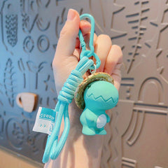 Cartoon Dinosaur Keychain Animal Pendant Accessory For Men Women Boy Girl