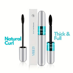 4D Silk Fiber Mascara Waterproof Lengthening & Thickening No Clumping