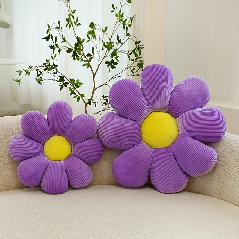 Soft Flower Pattern Pillow Cushion for Home Decor