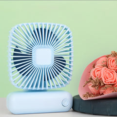 Portable Square Handheld Small Fan Ultra Long Endurance Strong Wind Power