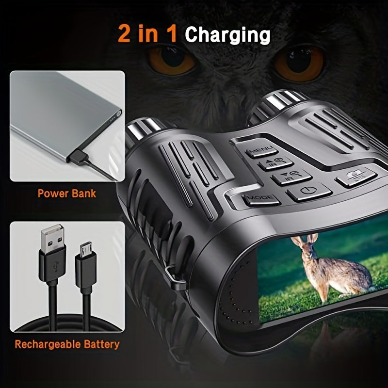 Night Vision Binoculars 8 HD Screen Can Save Photo & Video with 32GB Memory Card