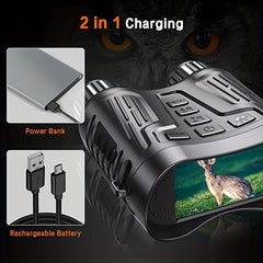 Night Vision Binoculars 8 HD Screen Can Save Photo & Video with 32GB Memory Card