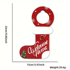 Christmas Decoration Thumb Door Hanging Snowman Christmas Stocking Pendant