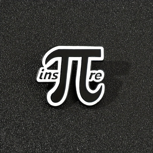 Creative Letter Metal Enamel Brooch Pin For Boys Men