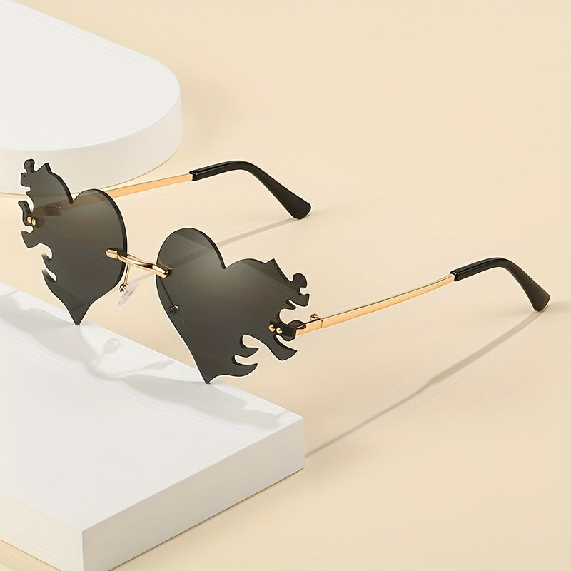 Heart Shape Sunglasses UV Protection Sunglasses For Travel