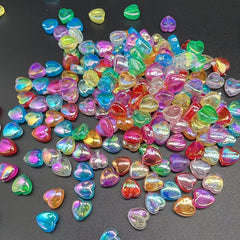 150pcs DIY Heart-shaped Beads Set for Kids Jewelry Making