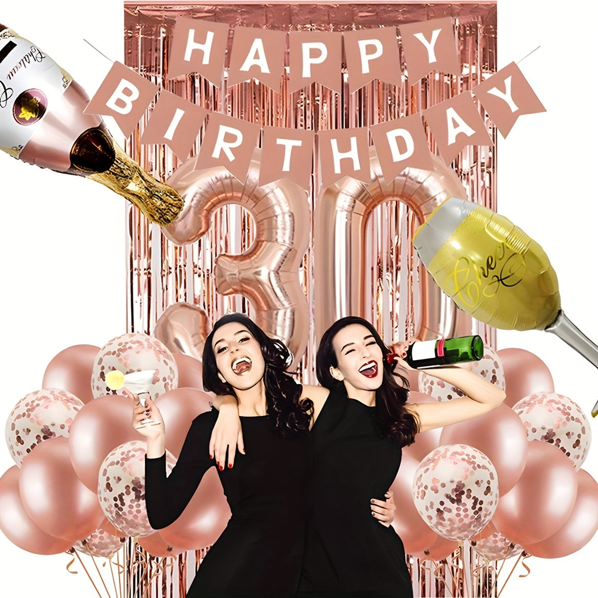 30th Birthday Decorations For Women Happy Birthday Banner Kits