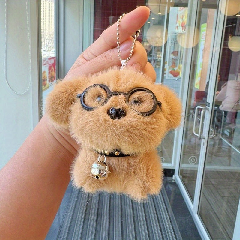2pcs Cute Puppy Plush Toys Soft Stuffed Animal Pendants