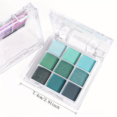 Green Avocado Eyeshadow Palette Vibrant Waterproof Matte And Shimmer Finish