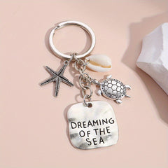 Turtle Starfish Keychain Pendant Dreaming Of The Sea Bag Ornament Accessories