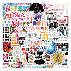 50 Inspirational Quotes Sticker Pack
