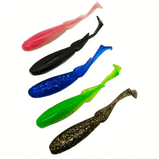 5pcs 3.31inch 3.5g Soft Bait Fishing Accessories