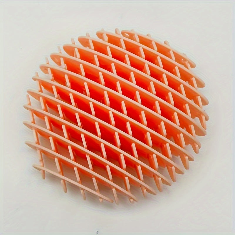 3D Printed Transformable Carrot & Worm Elastic Mesh Toy