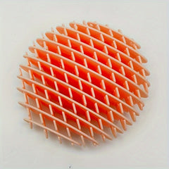 3D Printed Transformable Carrot & Worm Elastic Mesh Toy