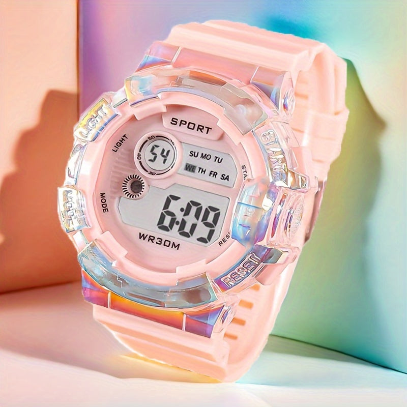 Unicorn Ins Wind Academy Forest Digital Watch with Date Display