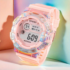 Unicorn Ins Wind Academy Forest Digital Watch with Date Display