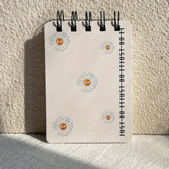 Small Daisies Mini Notebook Coil 7x10cm 100 pages 4 colors Girls Student Gift
