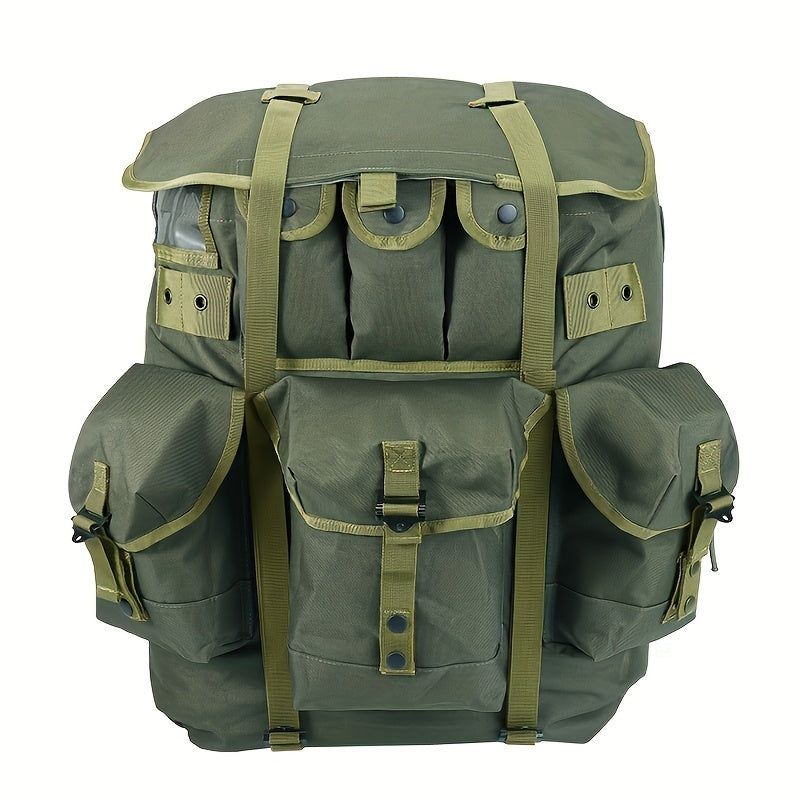 Iron Frame Olive Green Backpack Oversized Camping Backpack