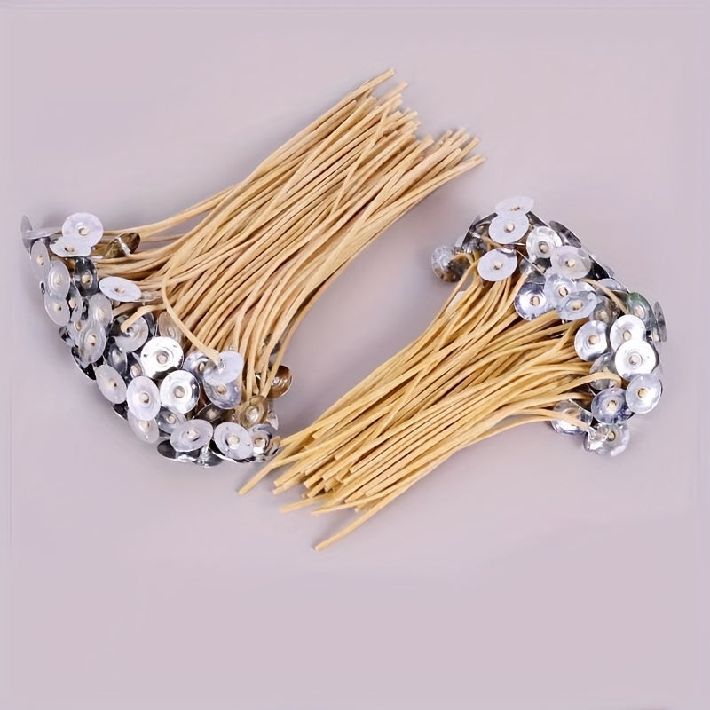 100pcs Hemp Thread Beeswax Wax Core DIY Candle Thread Candle Accessories