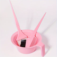 3pcs Hair Dye Kit Brush Bowl & Applicator for Salon Use